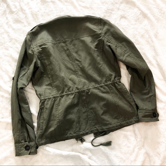 Zara Green Military Jacket - Picture 5 of 6